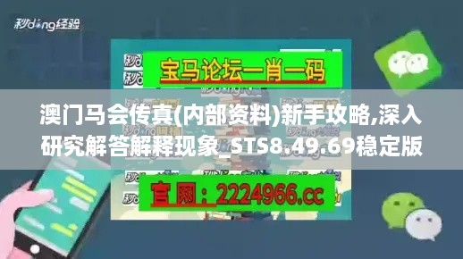 澳門馬會(huì)傳真(內(nèi)部資料)新手攻略,深入研究解答解釋現(xiàn)象_STS8.49.69穩(wěn)定版