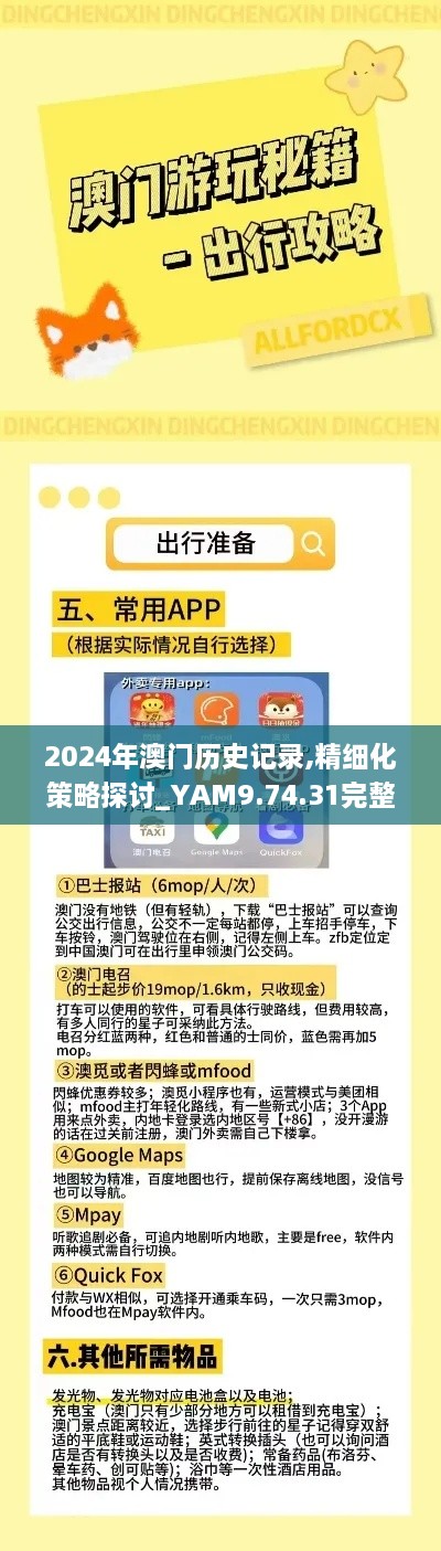 2024年澳門(mén)歷史記錄,精細(xì)化策略探討_YAM9.74.31完整版