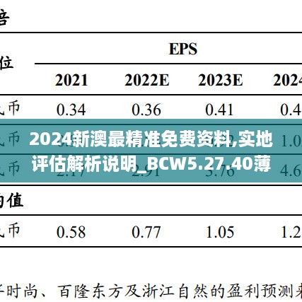 2024新澳最精準(zhǔn)免費資料,實地評估解析說明_BCW5.27.40薄荷版