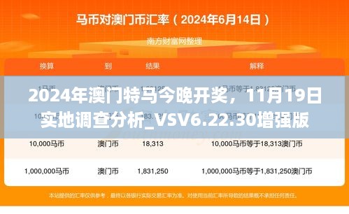 2024年澳門特馬今晚開獎(jiǎng)，11月19日實(shí)地調(diào)查分析_VSV6.22.30增強(qiáng)版