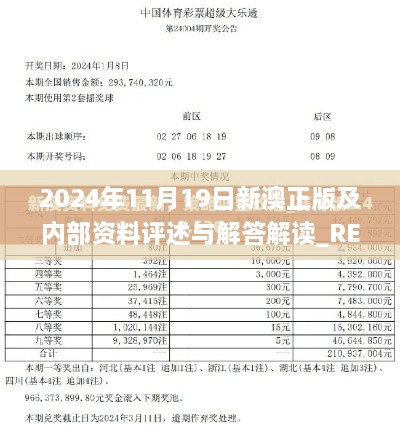 2024年11月19日新澳正版及內(nèi)部資料評述與解答解讀_REG1.46.86先鋒版