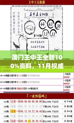 澳門王中王全新100%資料，11月權(quán)威解析現(xiàn)象_PTP5.72.33互聯(lián)網(wǎng)版本