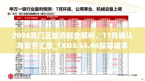 2024澳門正版資料全解析，11月確認(rèn)與解答匯總_TXO3.54.46探尋版本