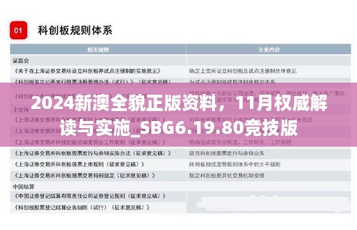 2024新澳全貌正版資料，11月權(quán)威解讀與實(shí)施_SBG6.19.80競技版