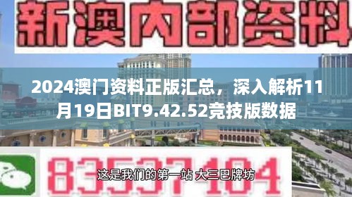 2024澳門資料正版匯總，深入解析11月19日BIT9.42.52競技版數(shù)據(jù)