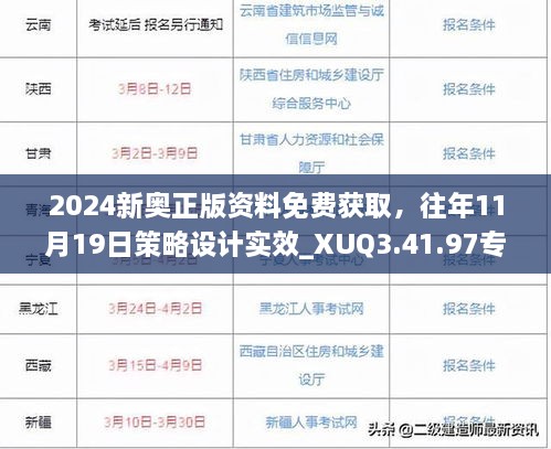 2024新奧正版資料免費(fèi)獲取，往年11月19日策略設(shè)計(jì)實(shí)效_XUQ3.41.97專屬版