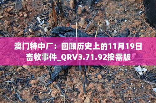 澳門(mén)特中廠：回顧歷史上的11月19日畜牧事件_QRV3.71.92按需版