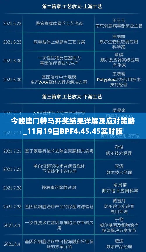 今晚澳門特馬開獎結(jié)果詳解及應(yīng)對策略_11月19日BPF4.45.45實時版