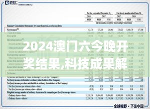 2024澳門(mén)六今晚開(kāi)獎(jiǎng)結(jié)果,科技成果解析_KXL43.510月光版