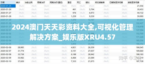 2024澳門天天彩資料大全,可視化管理解決方案_娛樂版XRU4.57