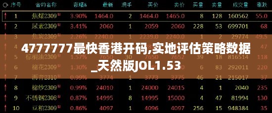 4777777最快香港開碼,實地評估策略數(shù)據(jù)_天然版JOL1.53