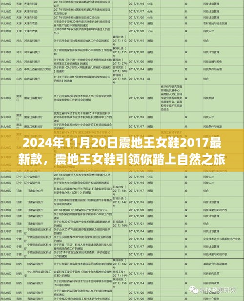 震地王女鞋新款引領自然探索之旅，探索內(nèi)心平靜的奇妙之旅（2024年時尚推薦）