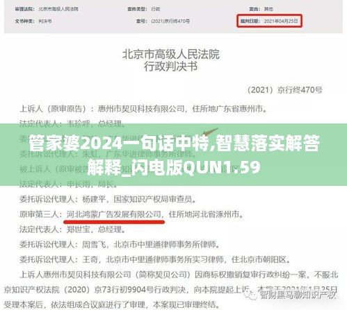 管家婆2024一句話中特,智慧落實(shí)解答解釋_閃電版QUN1.59