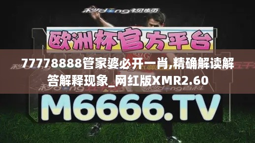 77778888管家婆必開一肖,精確解讀解答解釋現(xiàn)象_網(wǎng)紅版XMR2.60