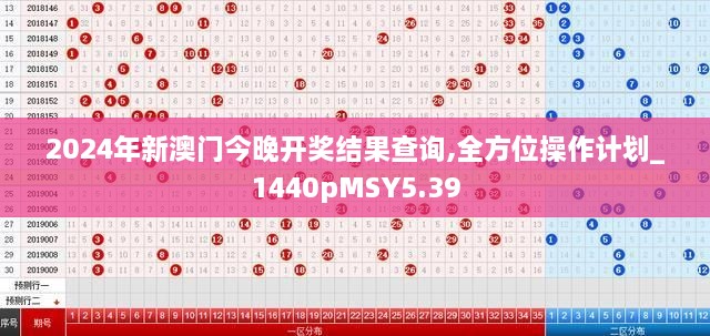 2024年新澳門今晚開獎(jiǎng)結(jié)果查詢,全方位操作計(jì)劃_1440pMSY5.39