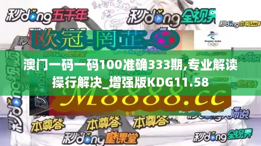 澳門一碼一碼100準(zhǔn)確333期,專業(yè)解讀操行解決_增強版KDG11.58