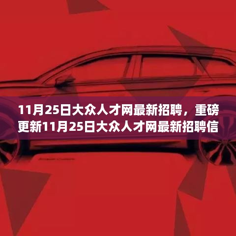 11月25日大眾人才網(wǎng)最新招聘信息大揭秘，理想職位等你來(lái)挑戰(zhàn)！