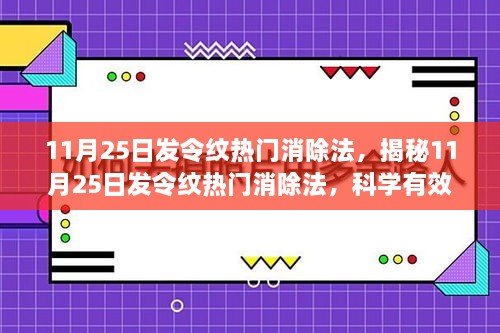 揭秘，最新抗紋策略，科學有效的消除法令紋新方法（11月25日專享）