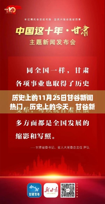 歷史上的今天甘谷新聞鼓舞人心，塑造自信與成就之路