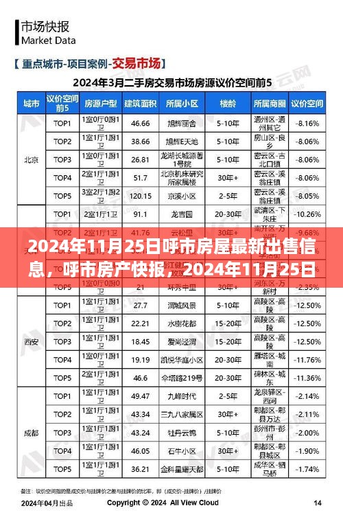 呼市房屋最新出售信息快報，2024年11月25日理想家園房源一覽