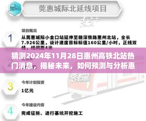 揭秘未來熱門消息，惠州高鐵北站發(fā)展預(yù)測與深度分析指南（2024年11月28日版）