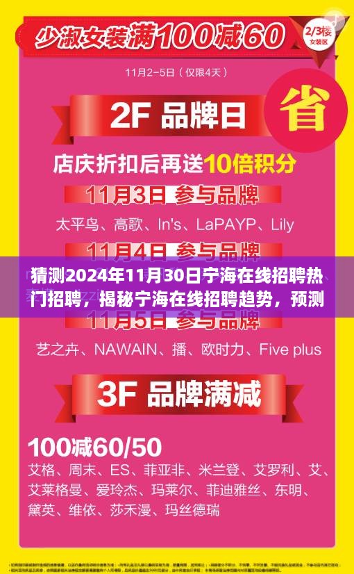 猜測(cè)2024年11月30日寧海在線招聘熱門招聘，揭秘寧海在線招聘趨勢(shì)，預(yù)測(cè)2024年熱門職位與人才需求