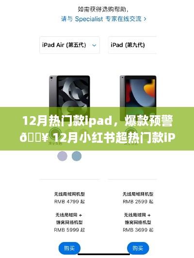 12月小紅書超熱門款iPad選購(gòu)指南，爆款預(yù)警??