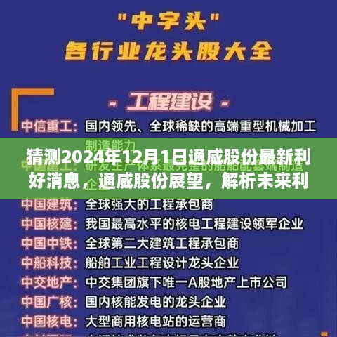 未來展望，解析通威股份在2024年的利好消息及其背后的力量