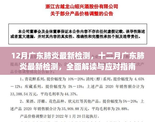 12月廣東肺炎最新檢測(cè)，十二月廣東肺炎最新檢測(cè)，全面解讀與應(yīng)對(duì)指南