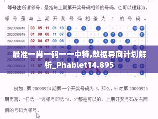 最準一肖一碼一一中特,數據導向計劃解析_Phablet14.895