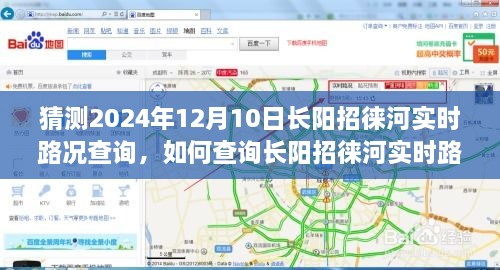 初學者友好版，預測未來路況，一步步教你查詢長陽招徠河實時路況（預計日期，2024年12月10日）