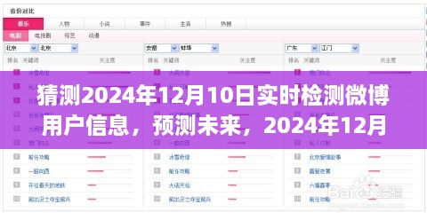2024年12月10日微博用戶信息實時檢測探析，預(yù)測未來的深度洞察