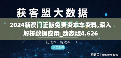 2024新澳門(mén)正版免費(fèi)資本車(chē)資料,深入解析數(shù)據(jù)應(yīng)用_動(dòng)態(tài)版4.626