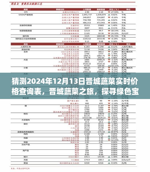 晉城蔬菜價格預測與綠色寶藏探尋之旅，心靈之旅啟程于2024年12月13日