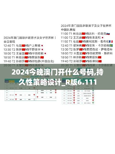 2024今晚澳門(mén)開(kāi)什么號(hào)碼,持久性策略設(shè)計(jì)_R版6.111