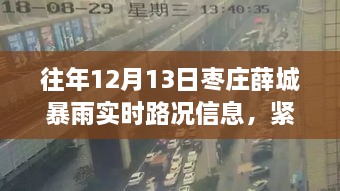 棗莊薛城暴雨預(yù)警，實(shí)時路況信息及雨季安全指南（12月13日）