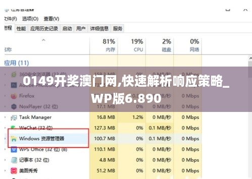 0149開獎(jiǎng)澳門網(wǎng),快速解析響應(yīng)策略_WP版6.890