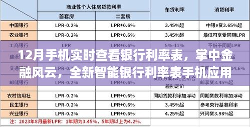 掌中金融風(fēng)云，實(shí)時(shí)查看銀行利率表的手機(jī)應(yīng)用