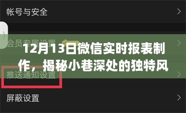 揭秘小巷深處的獨特風(fēng)味，特色小店的微信實時報表制作之旅揭秘日報表背后的故事