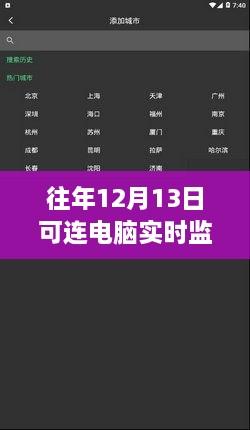 歷年12月13日精選，可連電腦實時監(jiān)視相機全解析與功能展示