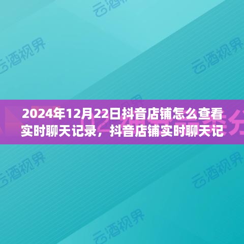 抖音店鋪實時聊天記錄查看功能全面評測（2024年最新版）