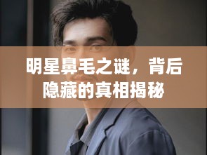 明星鼻毛之謎，背后隱藏的真相揭秘