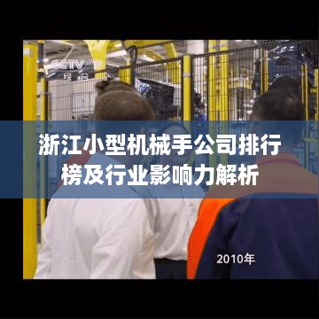 浙江小型機械手公司排行榜及行業(yè)影響力解析