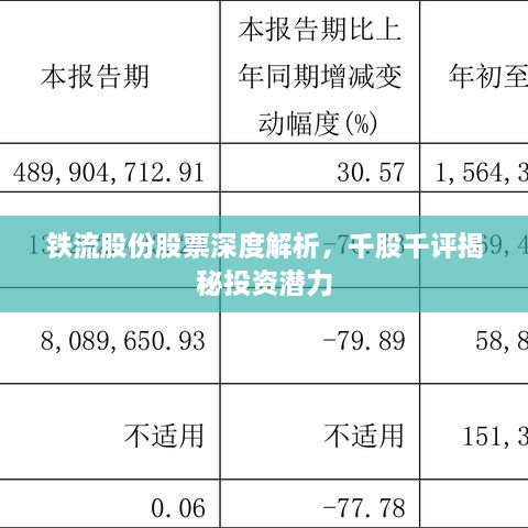 鐵流股份股票深度解析，千股千評(píng)揭秘投資潛力