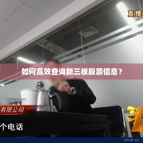 如何高效查詢新三板股票信息？