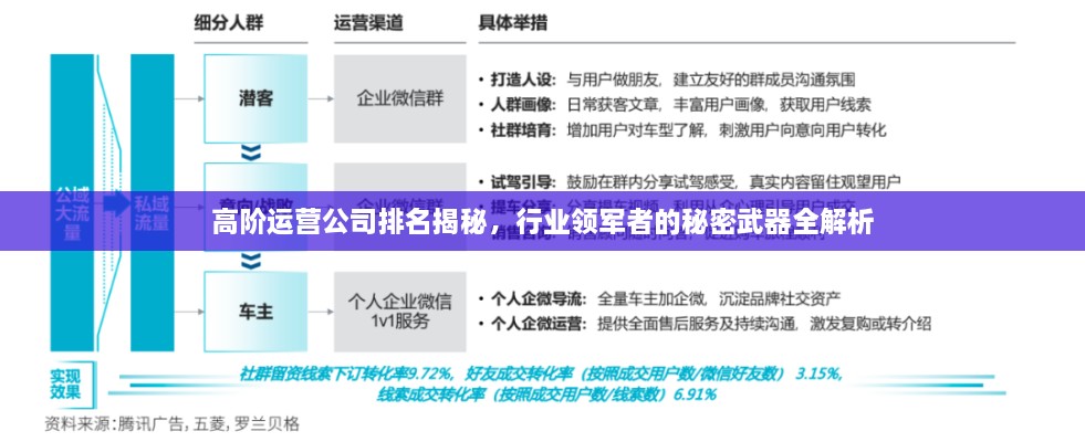 高階運營公司排名揭秘，行業(yè)領(lǐng)軍者的秘密武器全解析